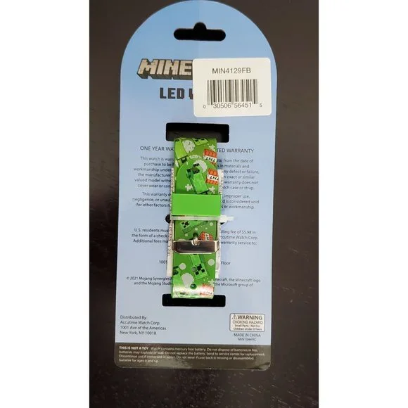 Kids Minecraft Touch LED Watch - NWT - Picture 2 of 2